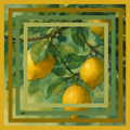 Tuscan Lemons Silk Scarf