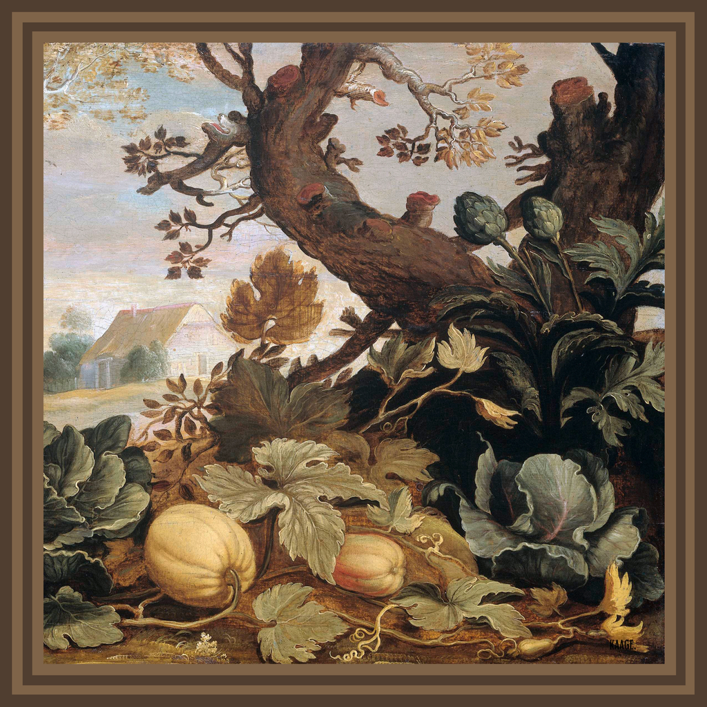NEW The Harvest Orchard Silk Scarf