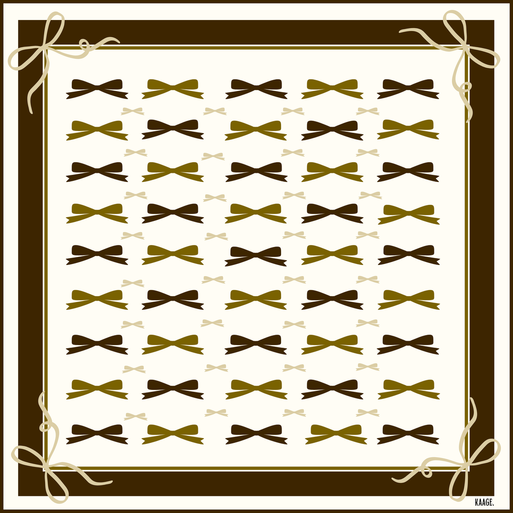 NEW The Ribbon Mosaic Silk Scarf