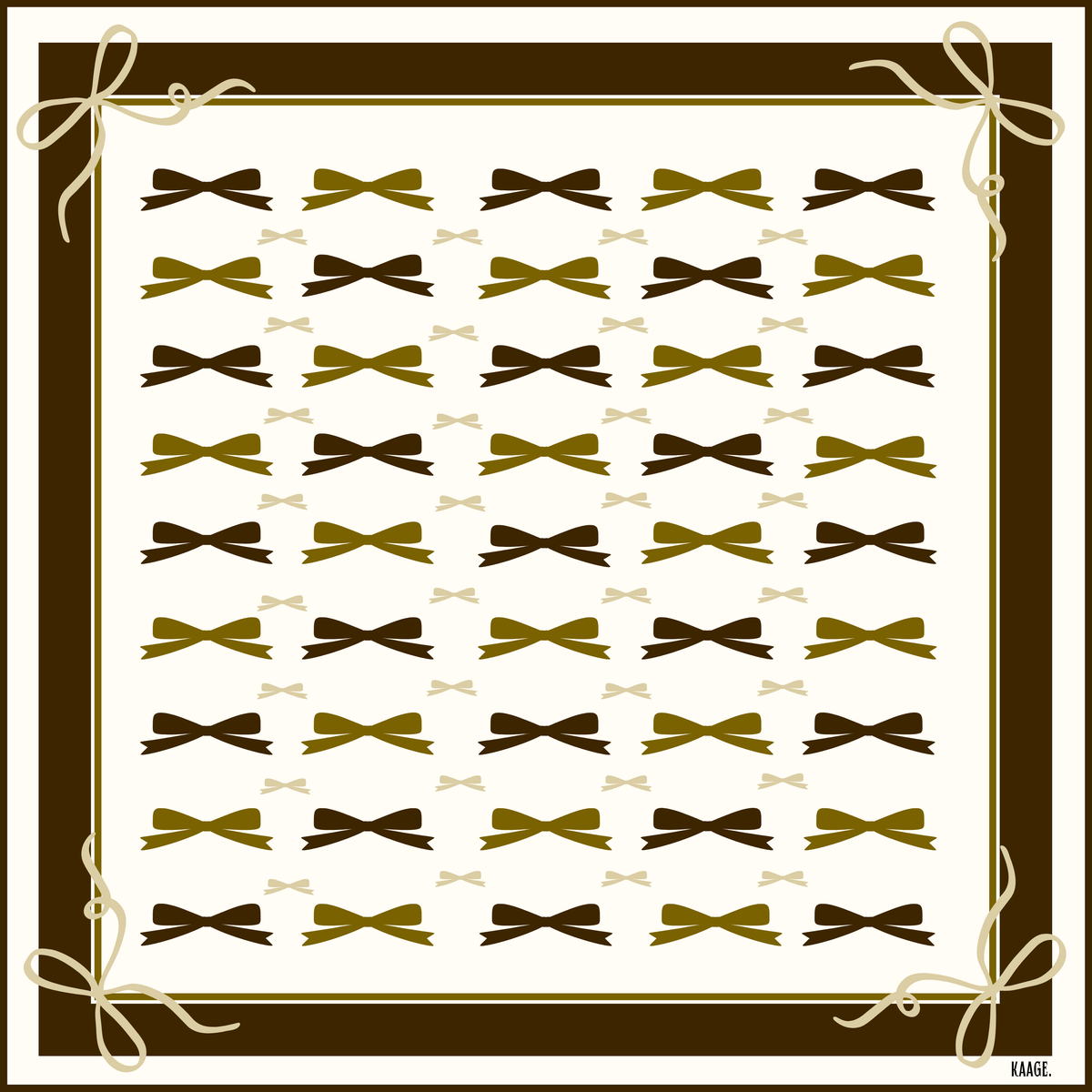 NEW The Ribbon Mosaic Silk Scarf